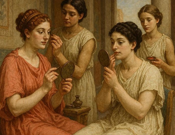 💀 Свинцовые белила и мышиный жир: Косметичка римской матроны, которая убивала свою хозяйку