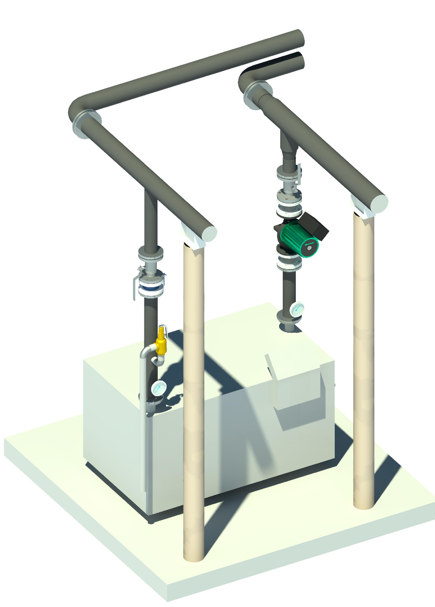 обвязка котла без подмеса