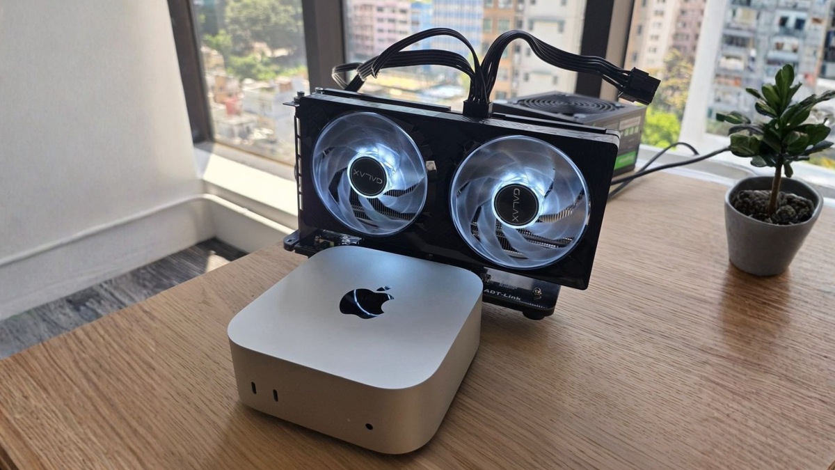    TinyCorp подключила RTX 5060 к Mac Mini по Thunderbolt 4