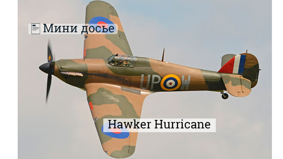 Hawker Hurricane Фото Alan Wilson