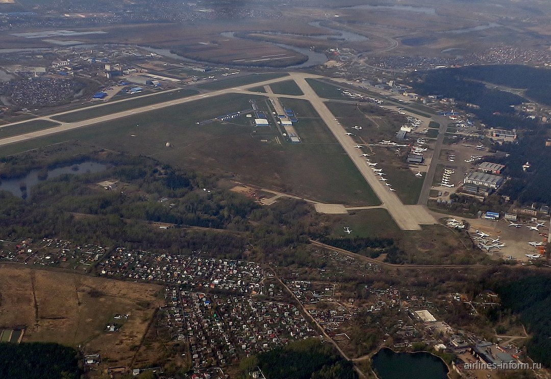    Территория ЛИИ имени Громова и аэродром Жуковский