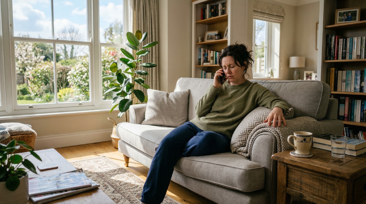 Села на диван с чашкой зеленого чая, приготовилась ловить дзен... И тут зазвонил телефон.