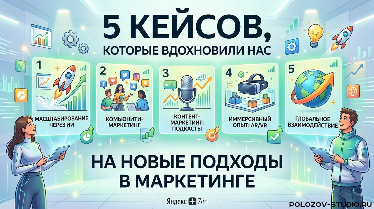 5 кейсов, которые вдохновили нас на новые подходы в маркетинге.