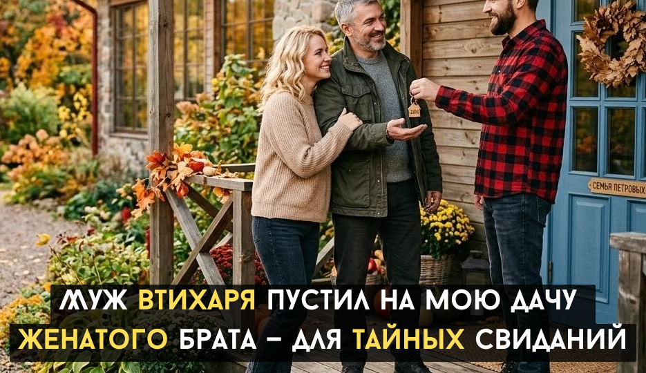 Муж втихаря пустил на мою дачу женатого брата — для тайных свиданий. Сами виноваты, ответили за обман сполна
