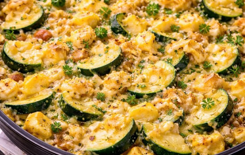 Кабачки с яйцом и сыром на сковороде — лёгкий и быстрый ужин