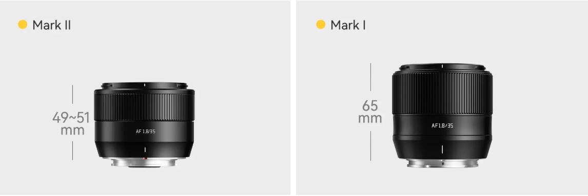 Рис.2 Разница в габаритах между 1 и 2 версией
