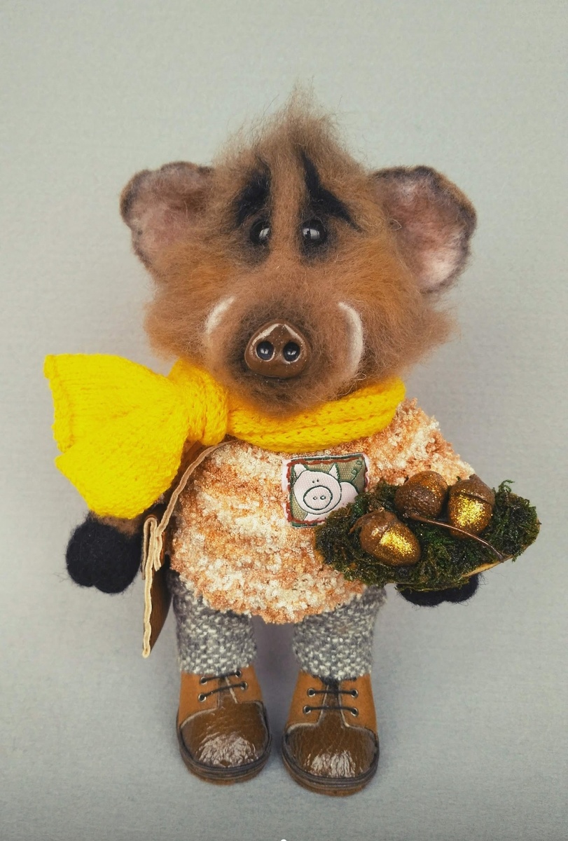 Кабанчик валяный