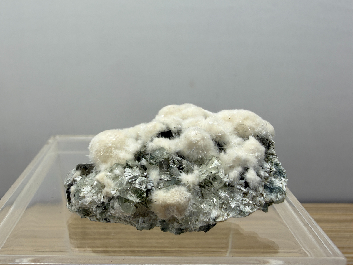 Образец окенита из моей коллекции. Крым, Бахчисарайский район, п.Трудолюбовка, Первомайский карьер