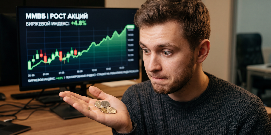 Вложил 1000 рублей в акции, руки дрожали, каша остыла, но я не продал и вот что вышло