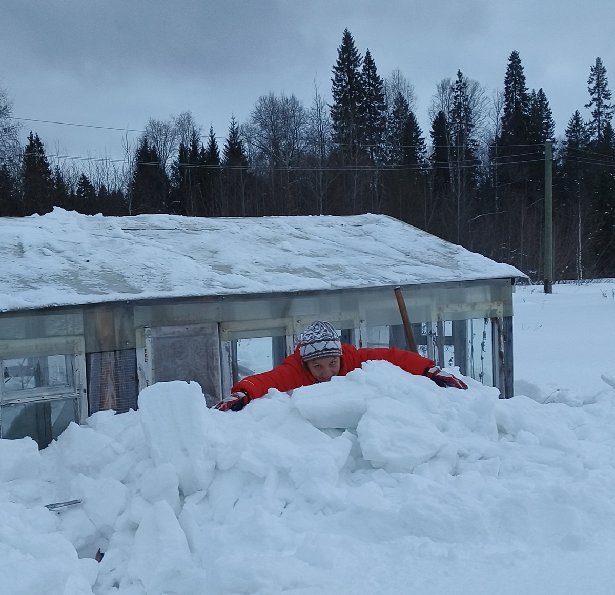 Столько снега ещё не было у нас!