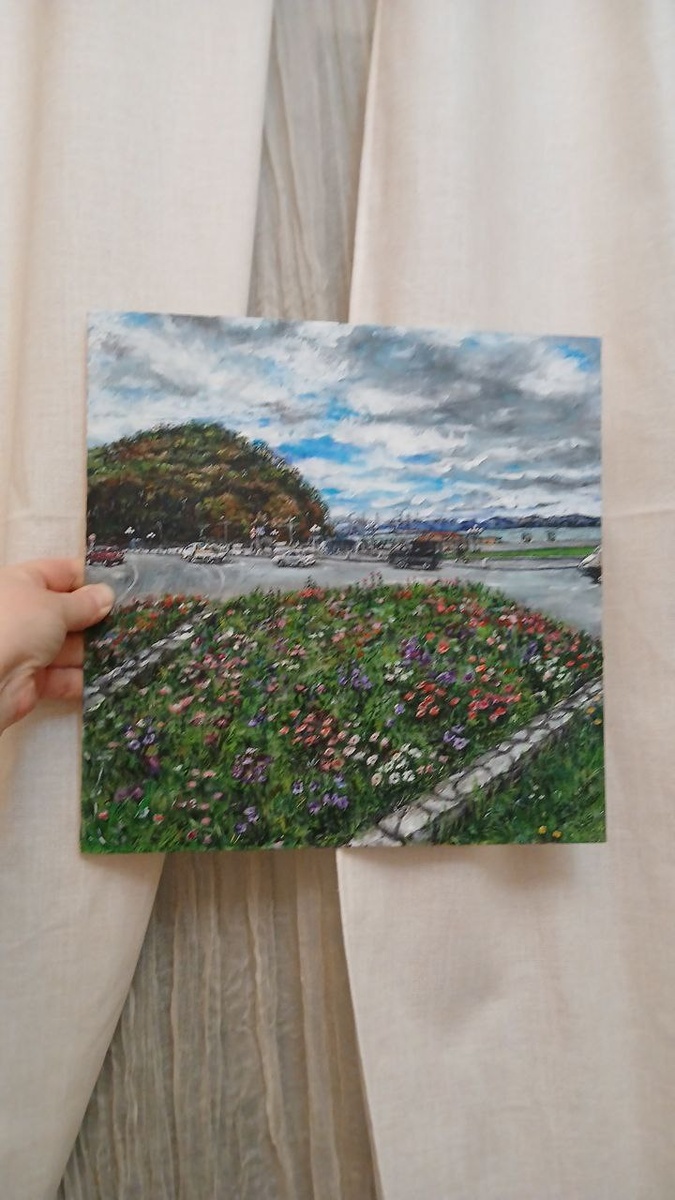 Картина написана на холсте Акриловыми красками 🎨