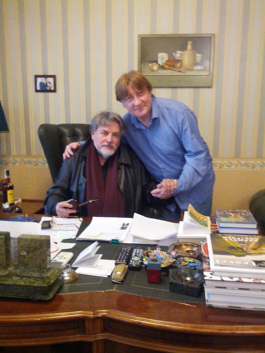 Александр Ширвиндт и автор канала "Пераново перо" Олег Перанов