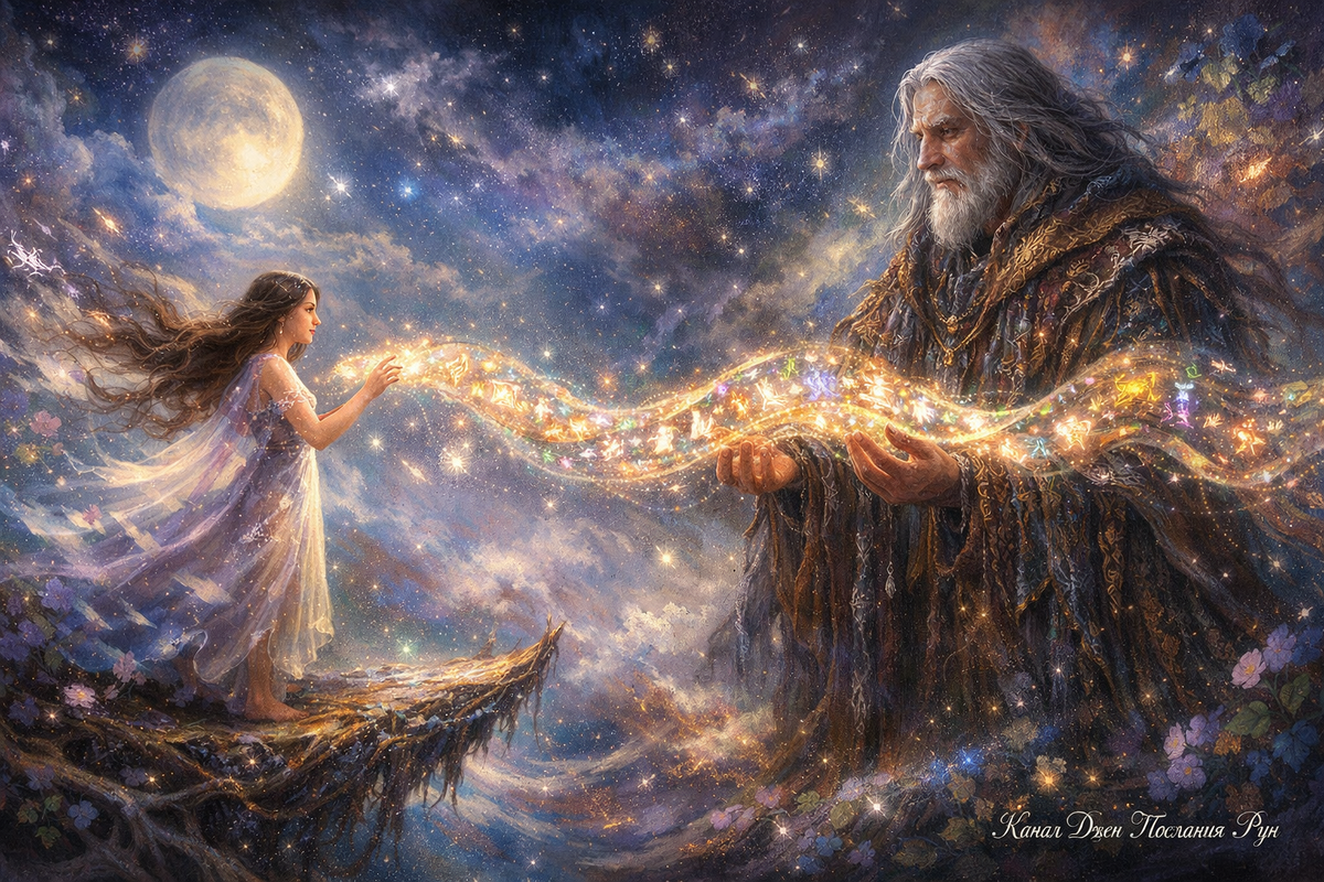 Отец Рода держит нить Вашей судьбы: мистический расклад на рунах о силе рода, судьбоносных переменах и послании предков. Гадание на рунах онлайн для тех, кто хочет услышать важный знак и понять свой путь.