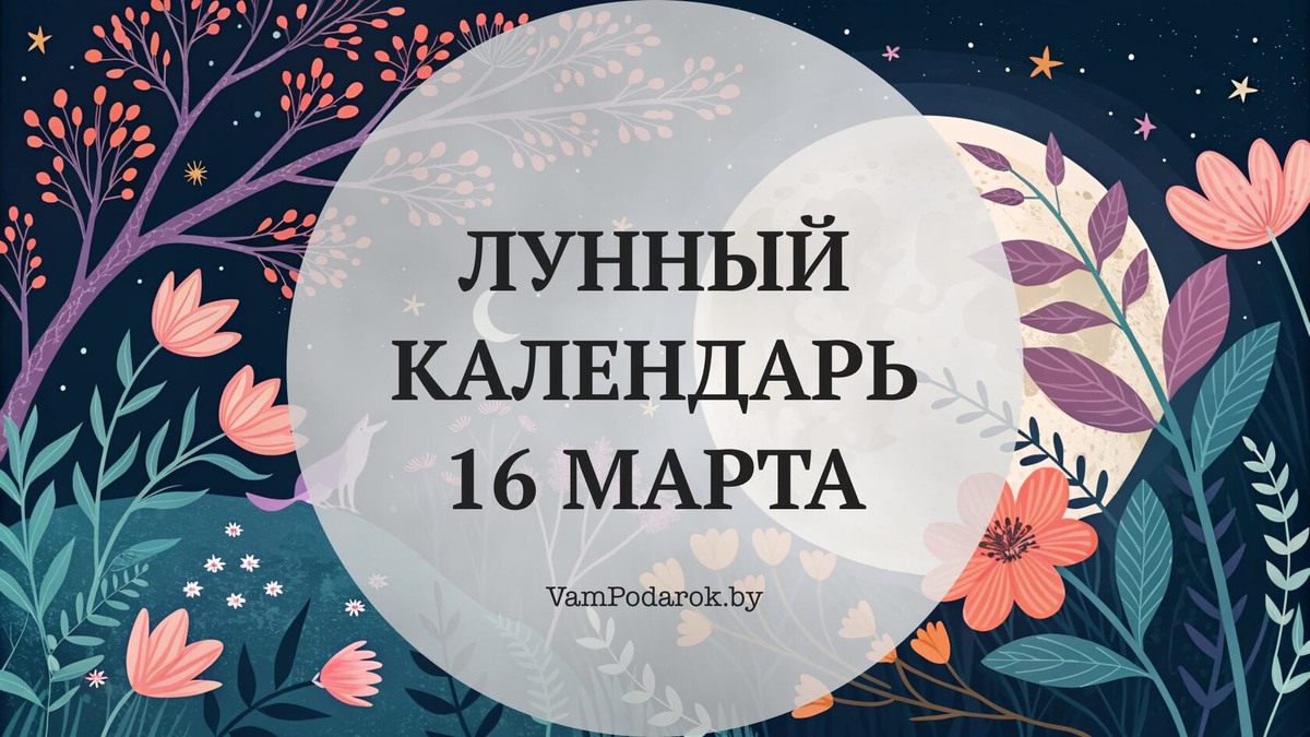 Лунный календарь на 16 марта 2026 года: Луна в Водолее всё ещё здесь, и у неё есть план