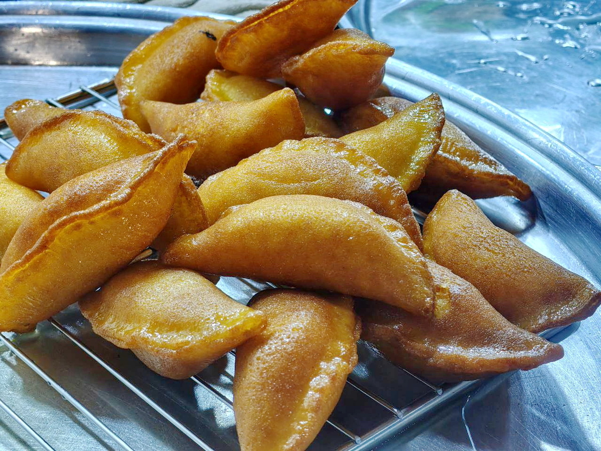 Уличный пирожок Рамадана - катаиф