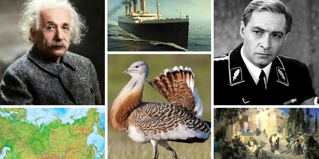 Большой тест ОБО ВСЁМ на эрудицию и кругозор