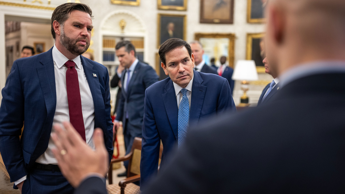    Джей Ди Вэнс и Марко Рубио 2025 GLP