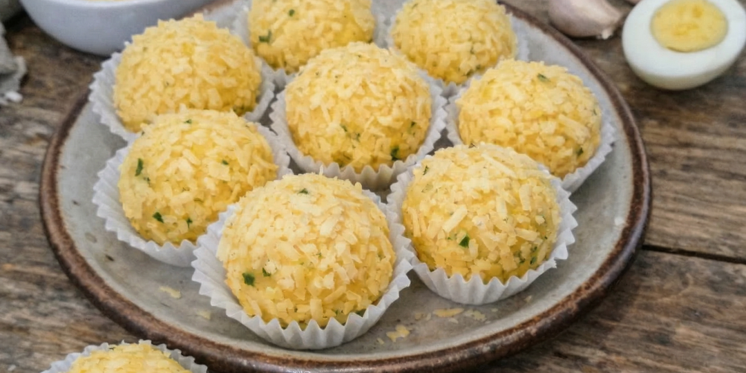 Закуска «Рафаэлло» из яиц и сыра: самая яркая на праздничном столе