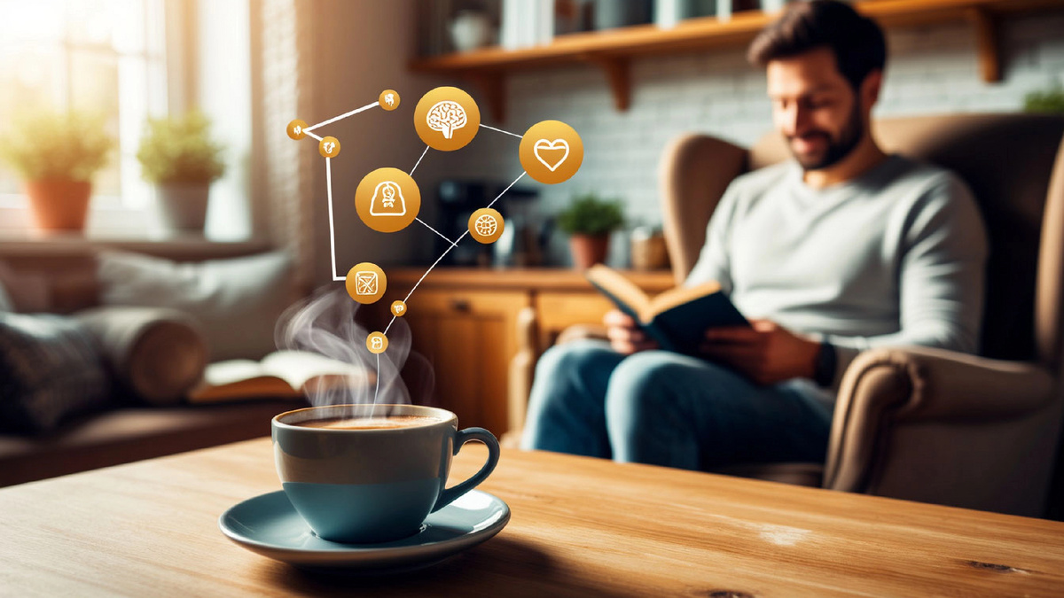 График зависимости тревоги от кофе похож на параболу: две-три чашки дарят спокойствие, а дальше — риск возвращается. Баланс — вот что действительно бодрит.

