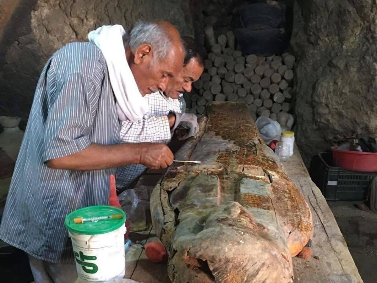    Археологические раскопки гробниц женщин-жриц в некрополе Асасиф на западном берегу Луксора | © Ministry of Tourism and Antiquities