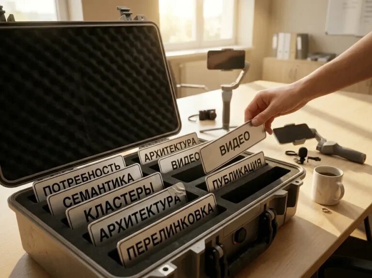    Системный «набор» для видео в автосервисе: контент‑стратег берёт модуль «Видео» — старт прозрачного контента и роста доверия. "Kontenium"