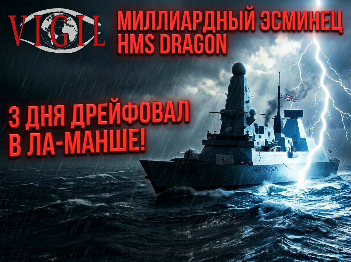 Корабль стоимостью миллиард фунтов трое суток дрейфовал в Ла-Манше