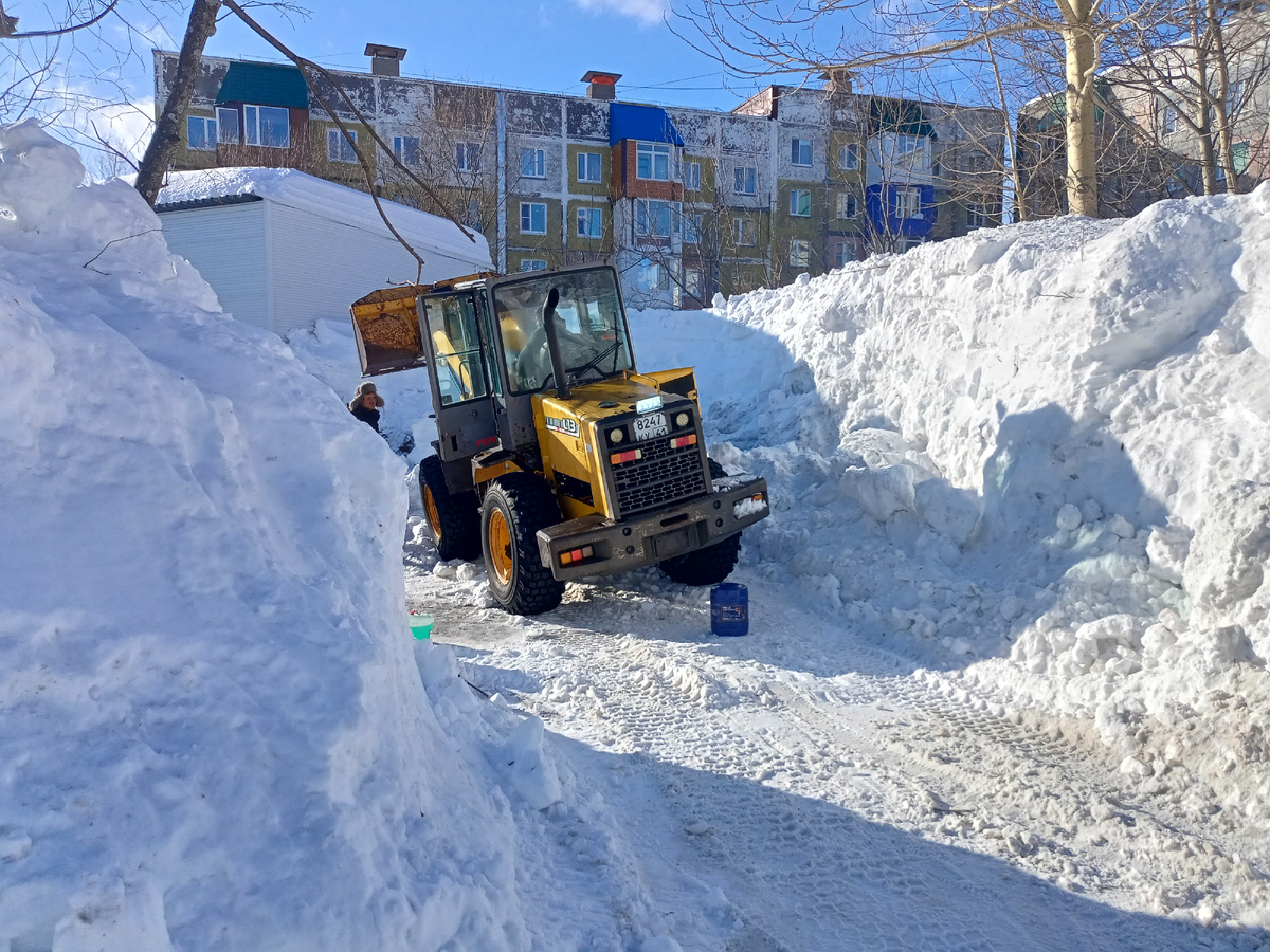 Борьба с последствиями пургги.
