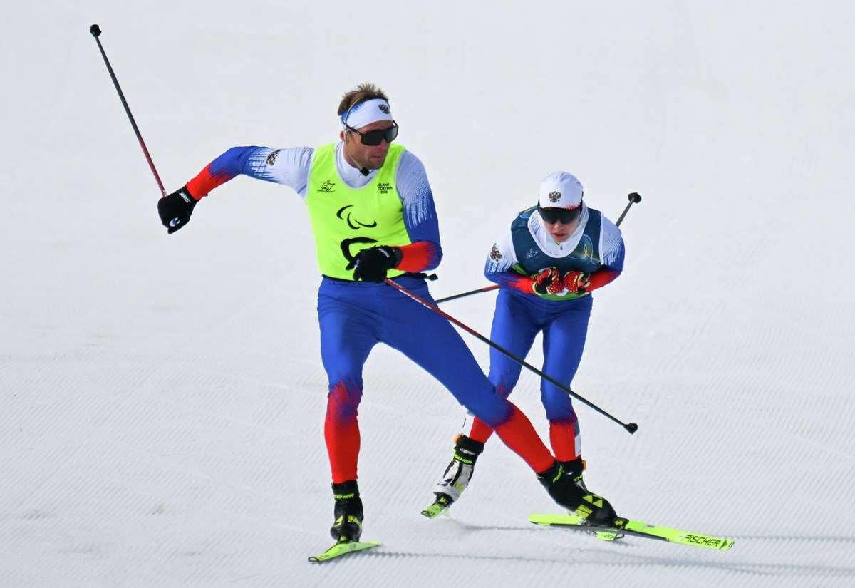    Паралимпиада 2026 Анастасия Багиян и Сергей Синякин РИА