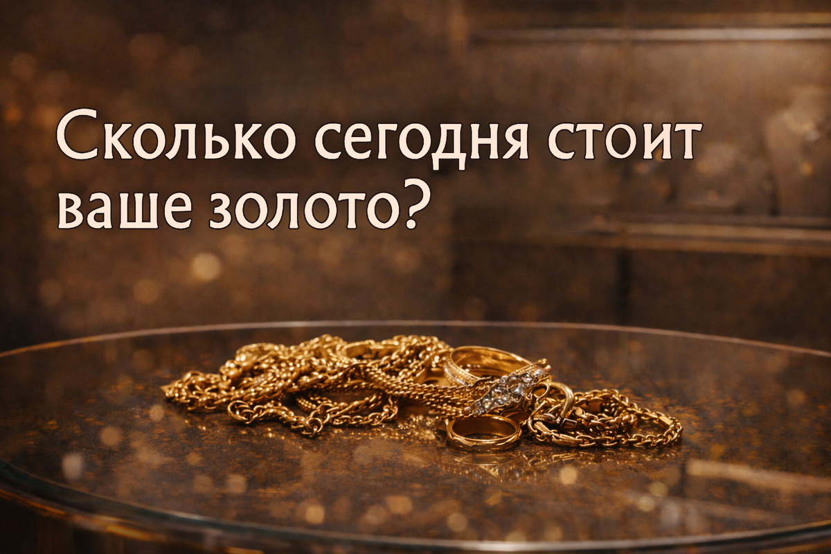 Сколько сегодня стоит ваше золото?
