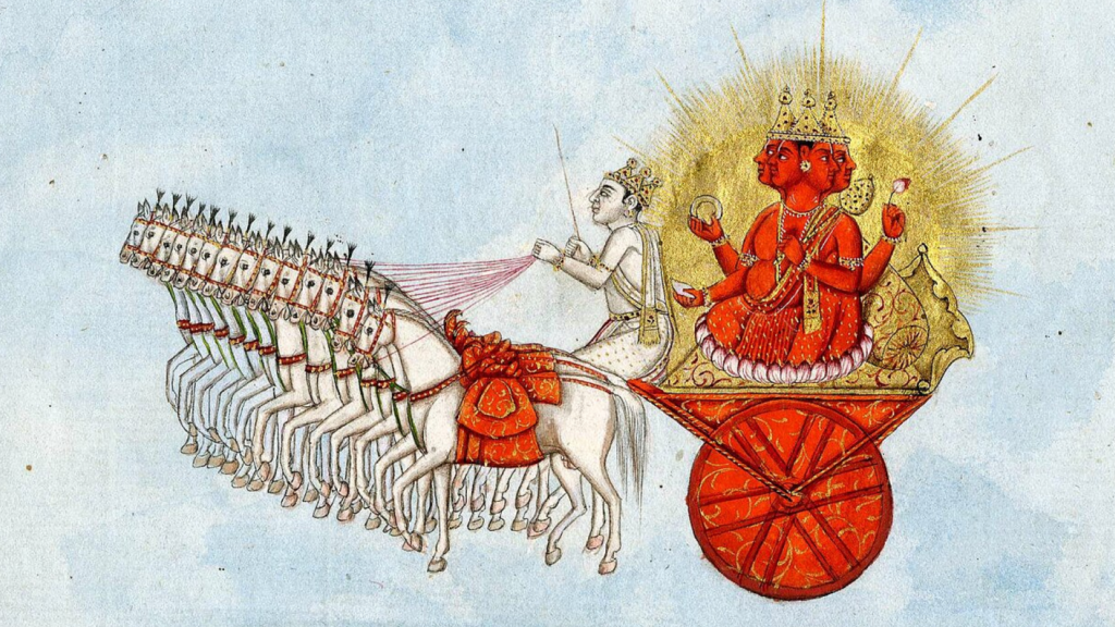    Фото: Wikimedia Commons «Четырехглавый бог солнца, Сурья»