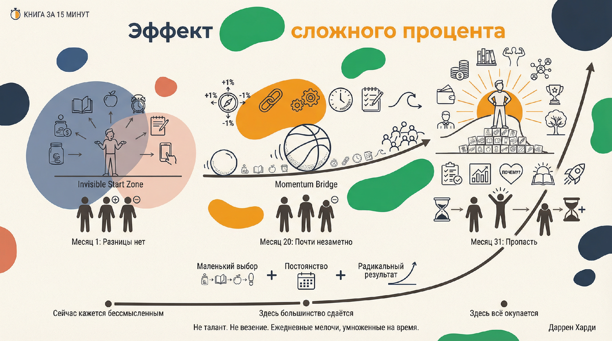 5 идей из «Эффекта сложного процента», которые незаметно меняют жизнь 