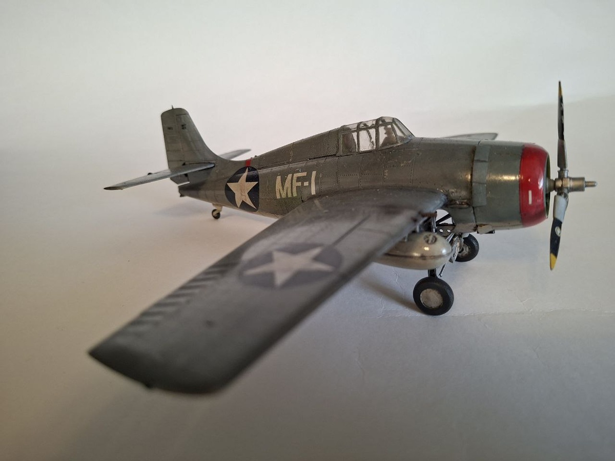 Модель с которой я вернулся в моделизм. Первая модель в 48 масштабе, первый опыт работы аэрографом. Оставил как память. И напоминание о том, как не надо собирать модели самолётов. 😁