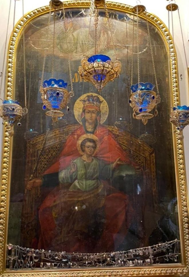 Иконописное изображение взято из открытых источников: Православные Телеграм-каналы.