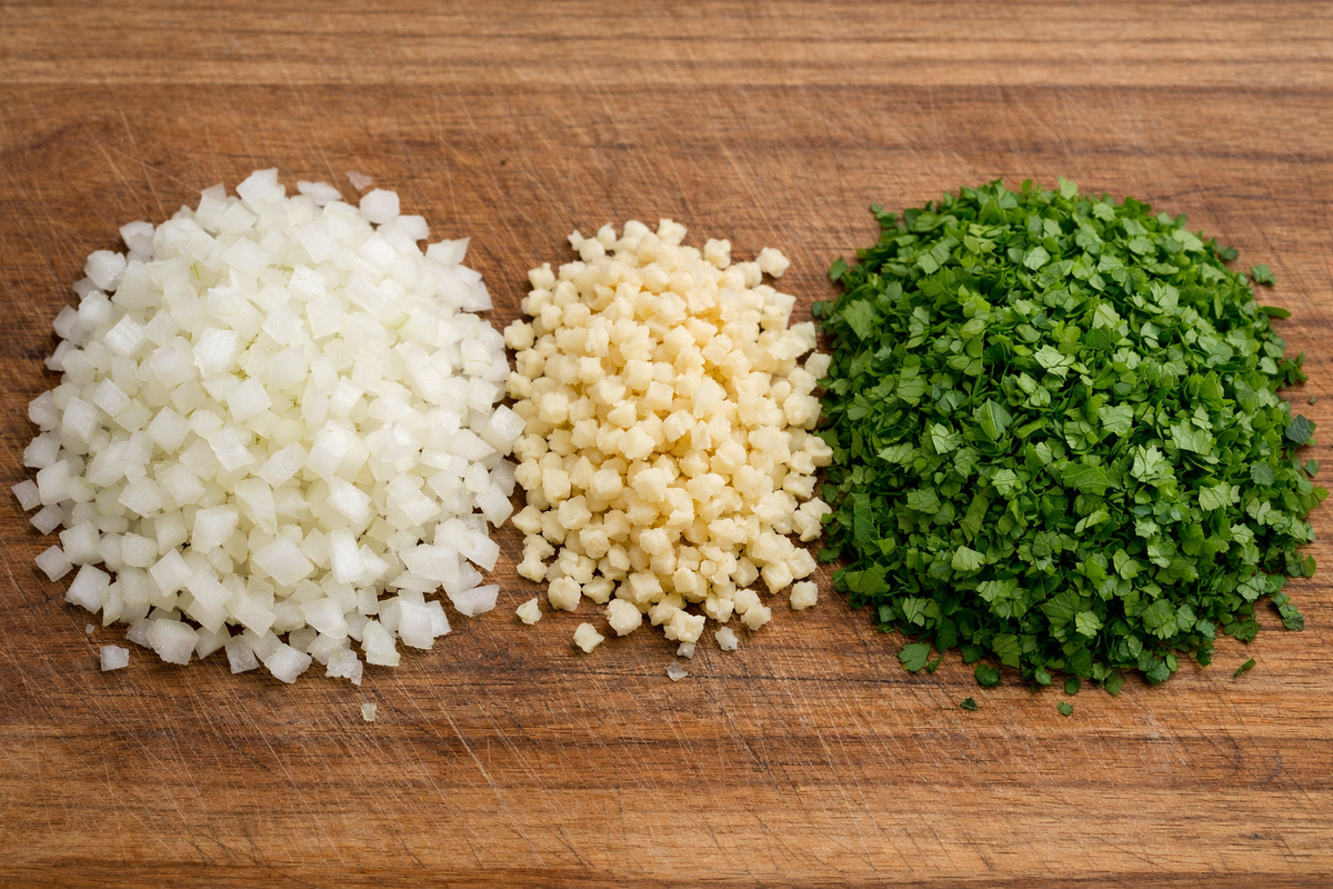 Подготовка ингредиентов