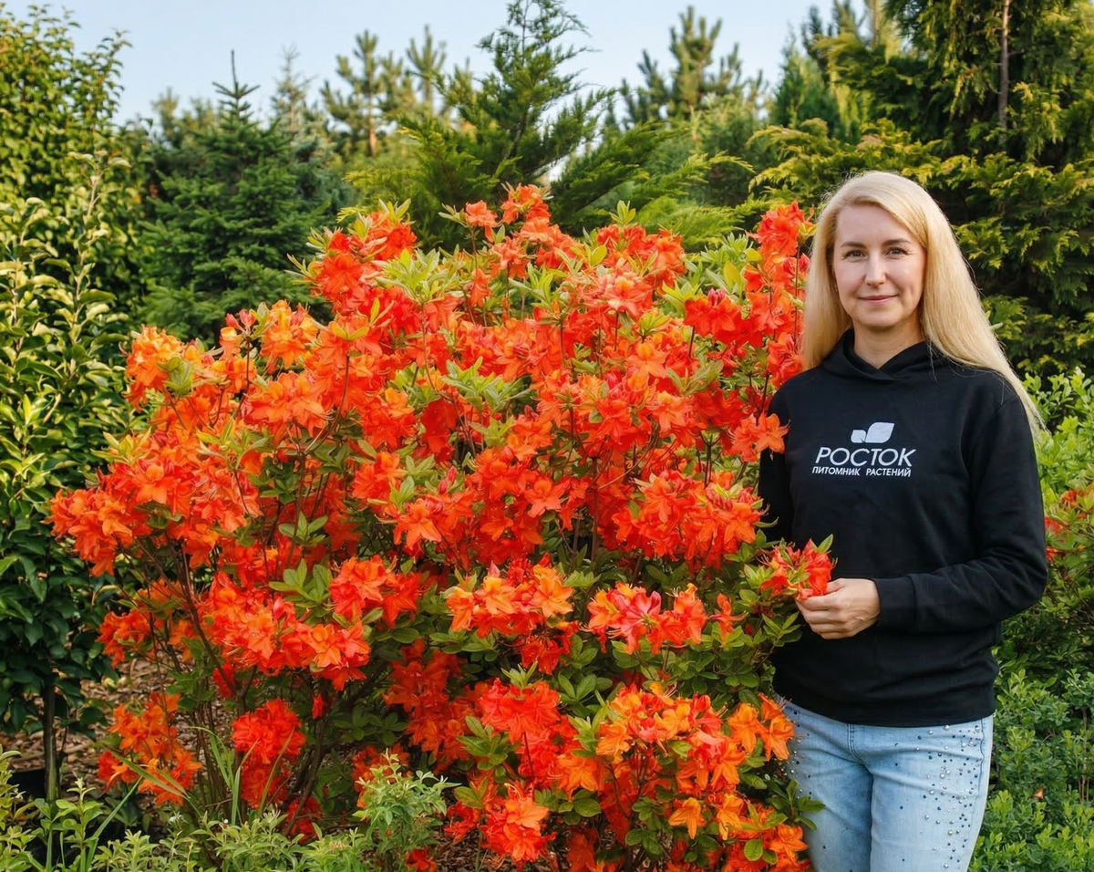 Один из моих любимых сортов - Рододендрон Канадский Мандарин Лайтс