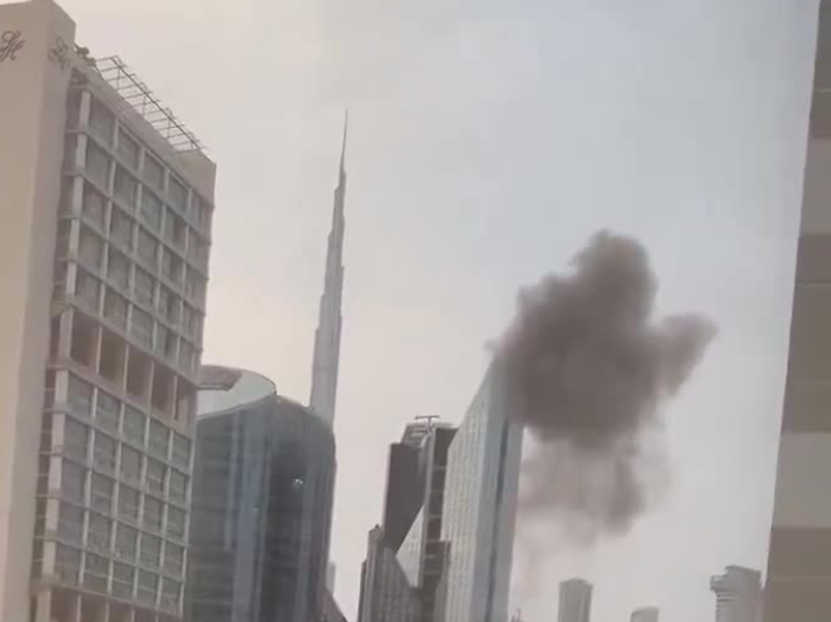    Международный финансовый центр DIFC в Дубае подвергся атаке беспилотника | © Кадр видео из соцсетей