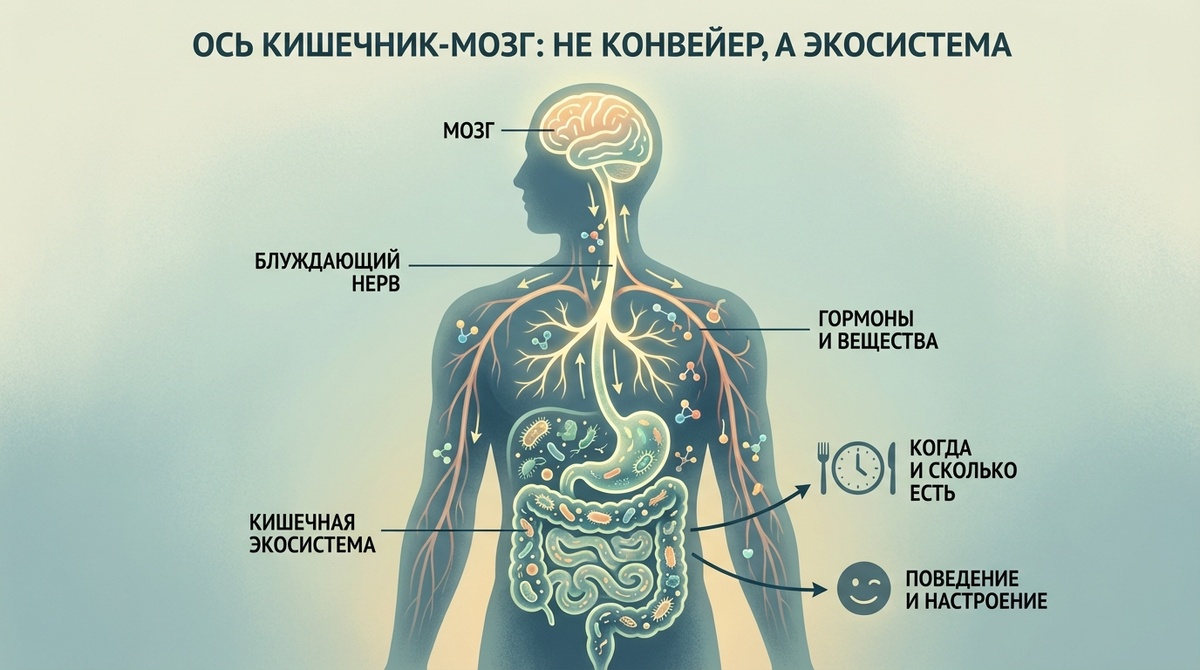 Связь кишечника, мозга и аппетита