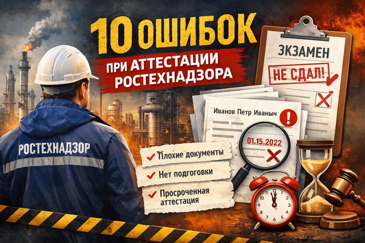 Ошибки в подготовке к аттестации