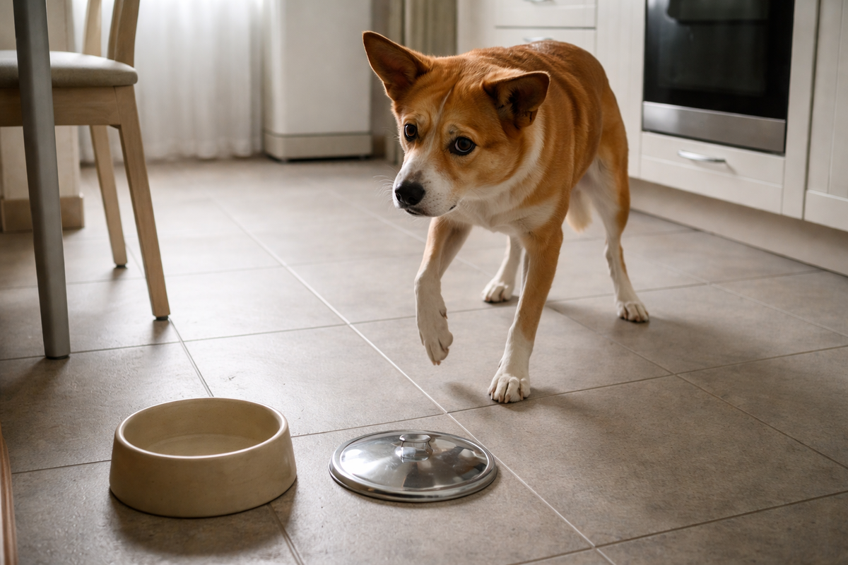 Кухонный грохот для собаки часто страшнее улицы именно своей внезапностью