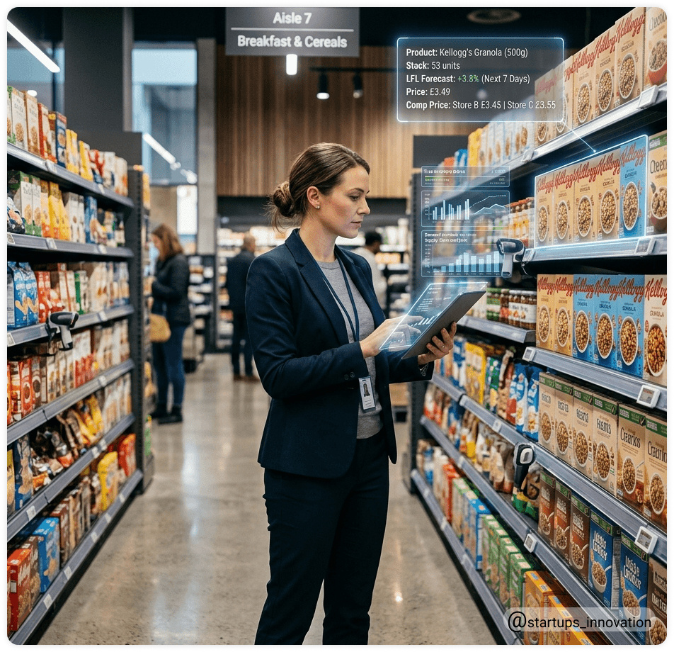 Супермаркет будущего: полки ломятся от товаров, а в воздухе парят цифровые прогнозы. Добро пожаловать в ритейл 4.0.