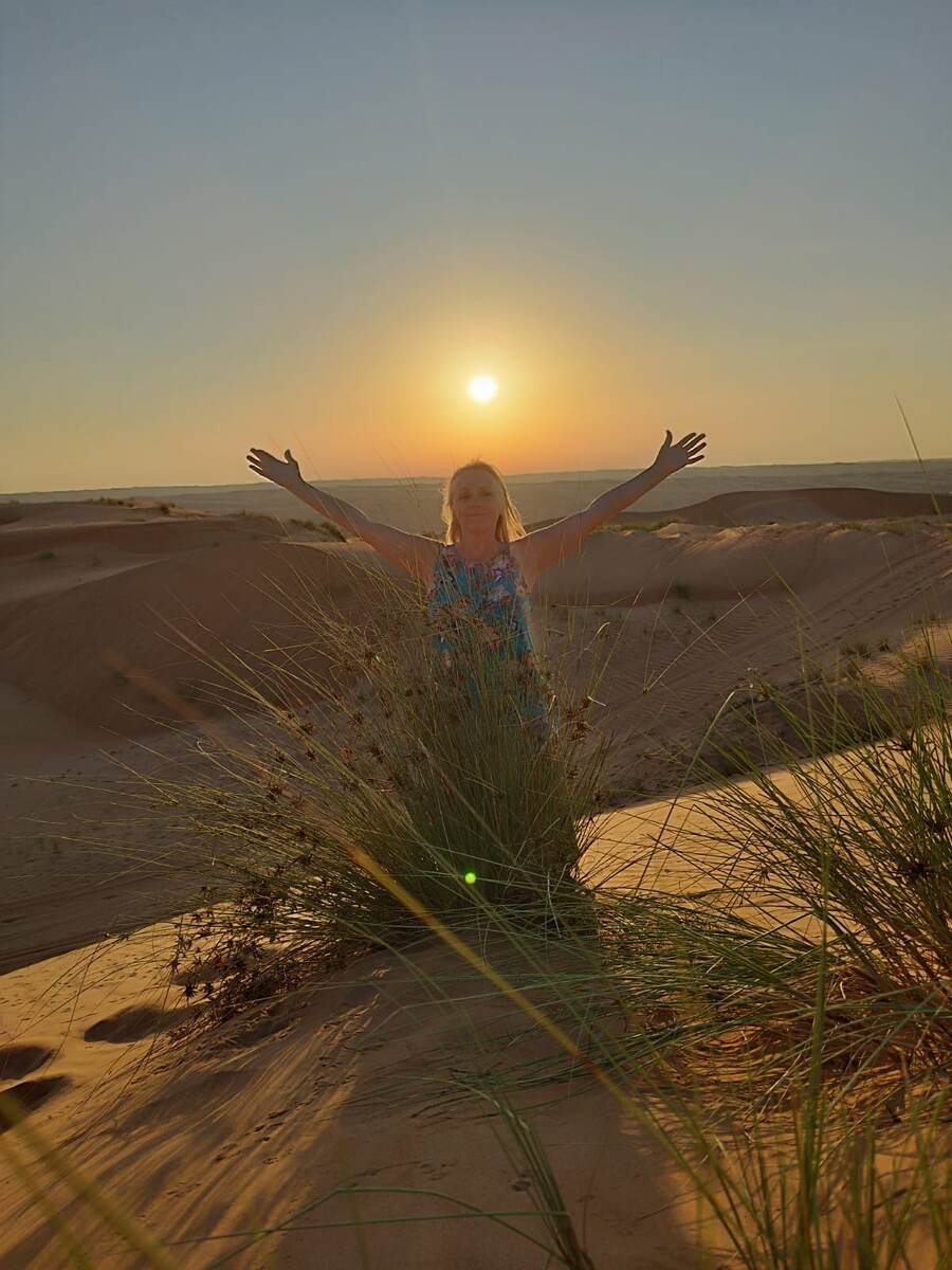 В пустыне Омана.