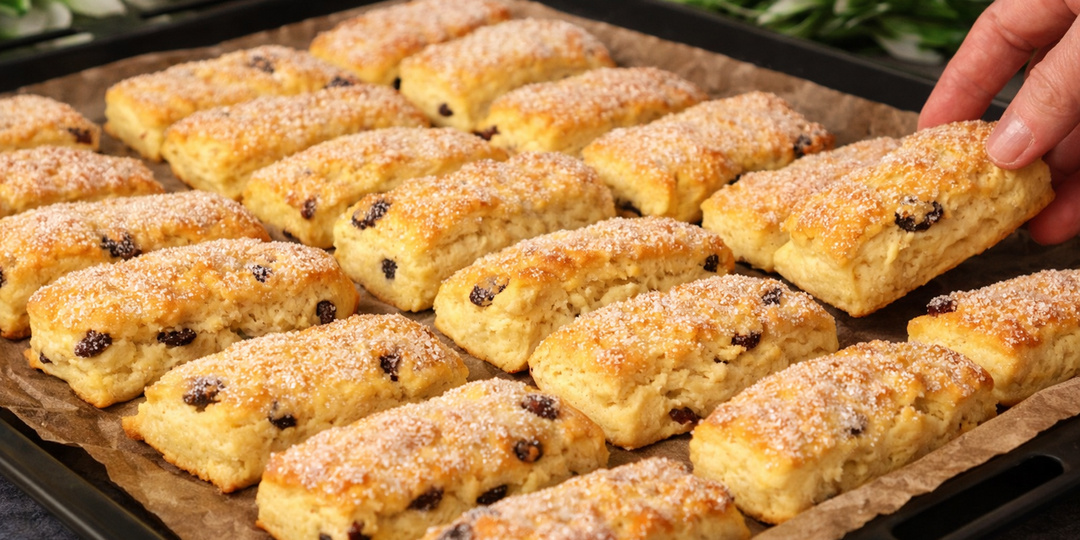 Нежное дрожжевое печенье к чаю - мягкое, ароматное и очень вкусное