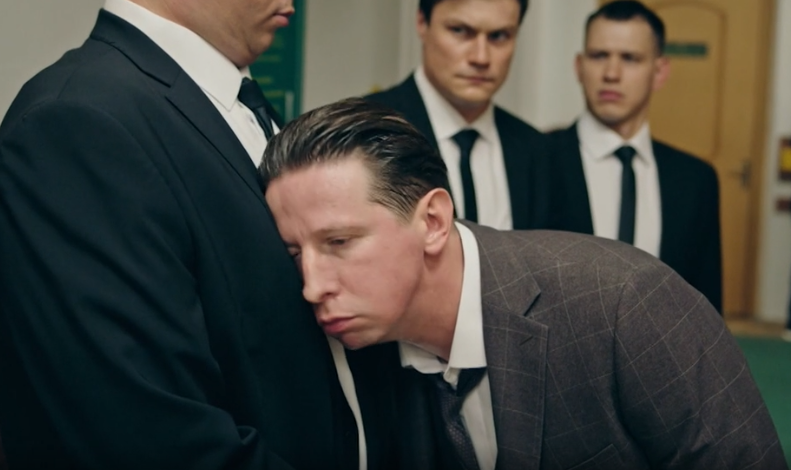 Кадр из тизера второго сезона сериала «Телохранители». Режиссер: Владимир Битоков. Студия: Norm Production по заказу Comedy Club Production, 2025.
