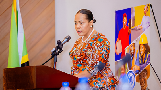 Ангелла Жасмин Мбелва Каируки.  20 февраля 2026
Фото с сайта Министерства связи и ИТ
