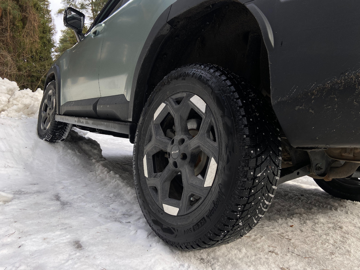 Большие ходы подвески удерживают сцепление с дорогой