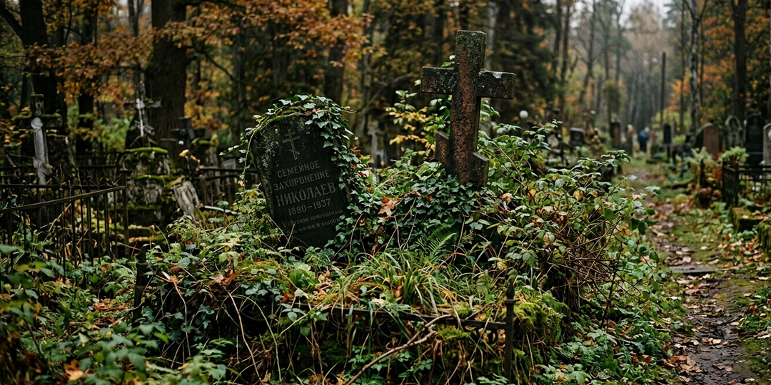 Забытая могила. Мистический рассказ.