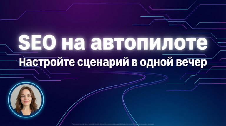    Make‑сценарии: как настроить генерацию SEO‑текстов на автопилоте Оксана Солдатова
