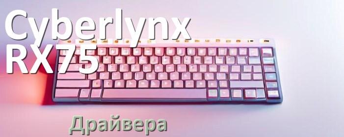
Официальные драйвера Cyberlynx RX75 на Windows 11 и 10