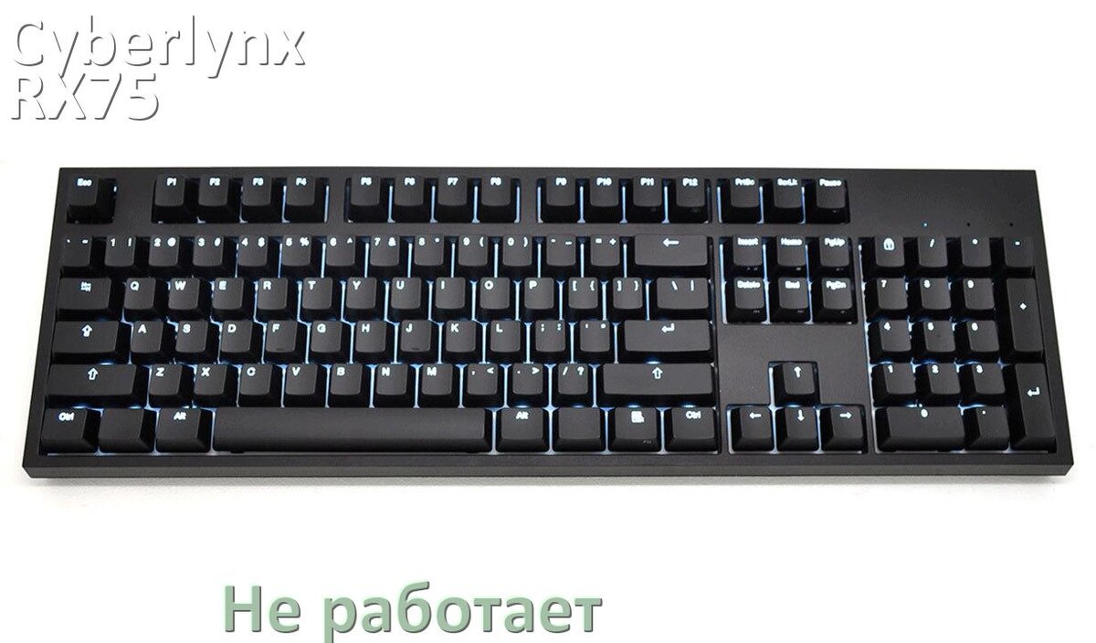 
Почему не работает клавиатура Cyberlynx RX75 Pro на компьютере и не печатает