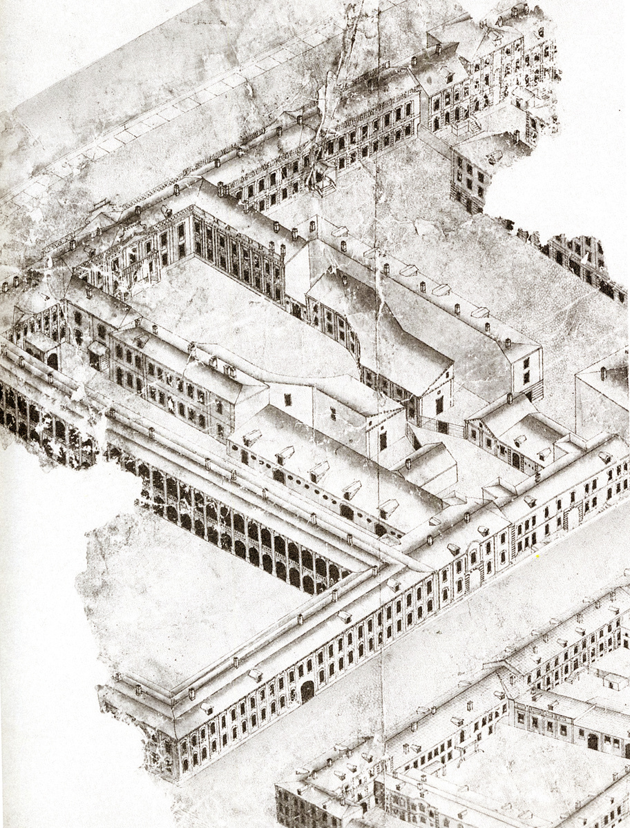 Фрагмент застройки 1760-х гг.